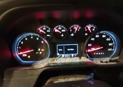 2020 Chevrolet Silverado 1500 4Wd Short Bed Custom Trail Boss z USA, uszkodzony, nr VIN 1GCPYCEF4LZ145483